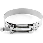 New 3.5" T-Bolt Clamp Stainless Steel Turbo 95mm-103mm Silicone Hose Clamp 10PCS