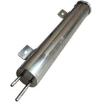 2" x 15" Polished STAINLESS Steel Radiator Overflow Tank Universal