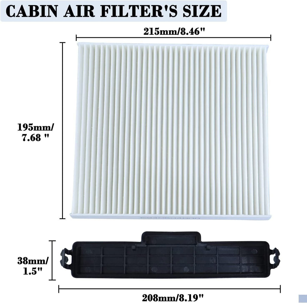Cabin Air Filter & Filter Access Door for Dodge Ram 1500 2500 3500 68318365AA US