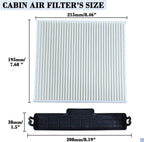 Cabin Air Filter & Filter Access Door for Dodge Ram 1500 2500 3500 68318365AA US