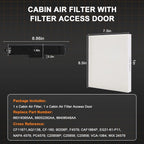 Cabin Air Filter and Access Door Kit 68318365AA for 2011-2020 Ram Trucks