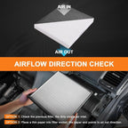 Cabin Air Filter and Access Door Kit 68318365AA for 2011-2020 Ram Trucks