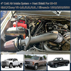 4" Cold Air Intake Kit with Filter for 1999-06 GMC Chevy V8 4.8L/5.3L/6.0L 1500
