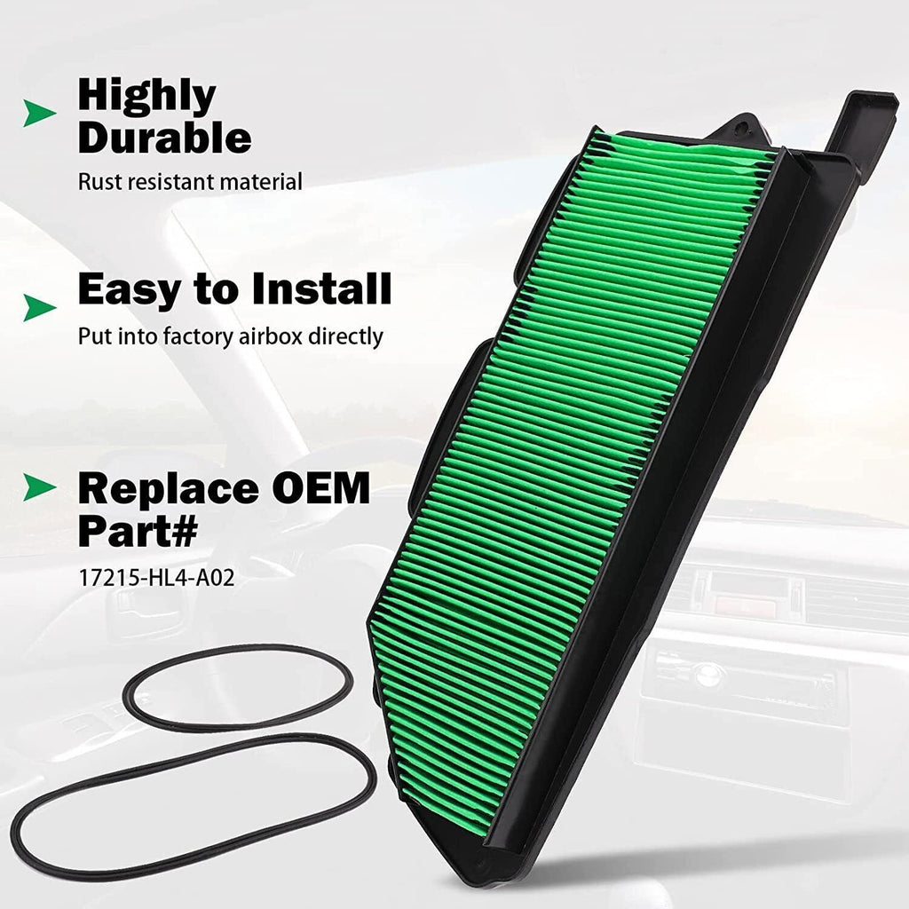 Car Air Filter For Honda Pioneer 1000 1000-5 2016-2021, #17215-HL4-A02