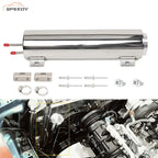3 X 16 Radiator Coolant Over Flow Tank Can Polished Stainless Steel 50 3'' X 16'