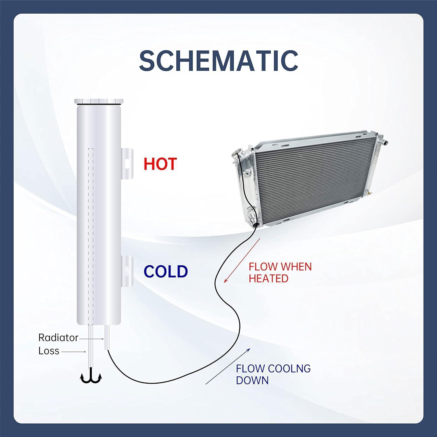 3 X 16 Radiator Coolant Over Flow Tank Can Polished Stainless Steel 50 3'' X 16'