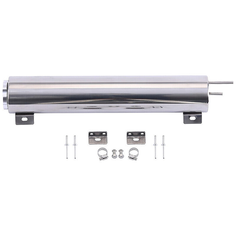 3 X 16 Radiator Coolant Over Flow Tank Can Polished Stainless Steel 50 3'' X 16'
