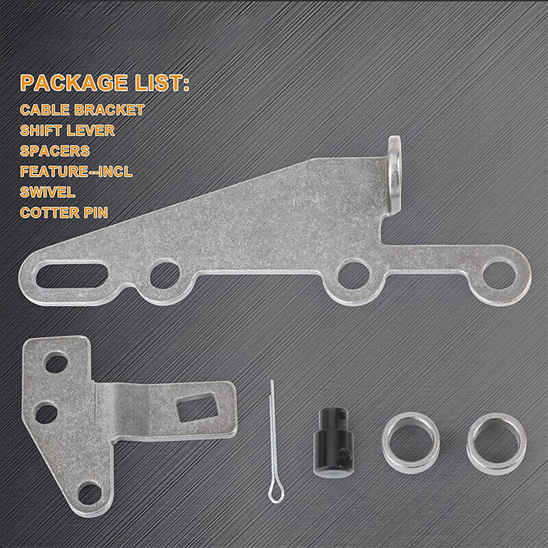 For GM TH250/TH350/TH400 Automatic Transmission Shifter Cable Bracket Kit 35498