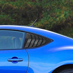 Window Side Louver Cover Carbon Fiber Look For Toyota 86 Scion FR-S Subaru BRZ