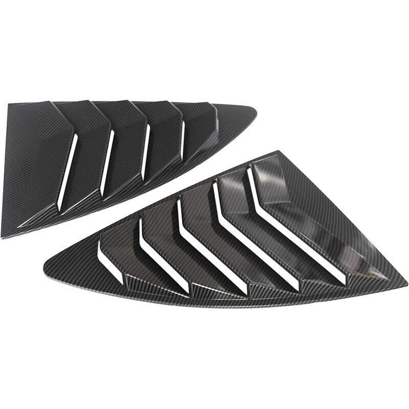 Window Side Louver Cover Carbon Fiber Look For Toyota 86 Scion FR-S Subaru BRZ
