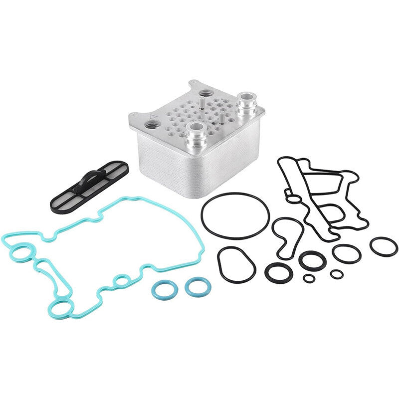 Upgraded For 03-10 Ford 6.0L Powerstroke Diesel Engine Oil Cooler 3C3Z6A642CA