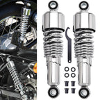10.5" Slammer Rear Absorber Shocks Lowering Kit For 84-UP Harley Touring FLHR