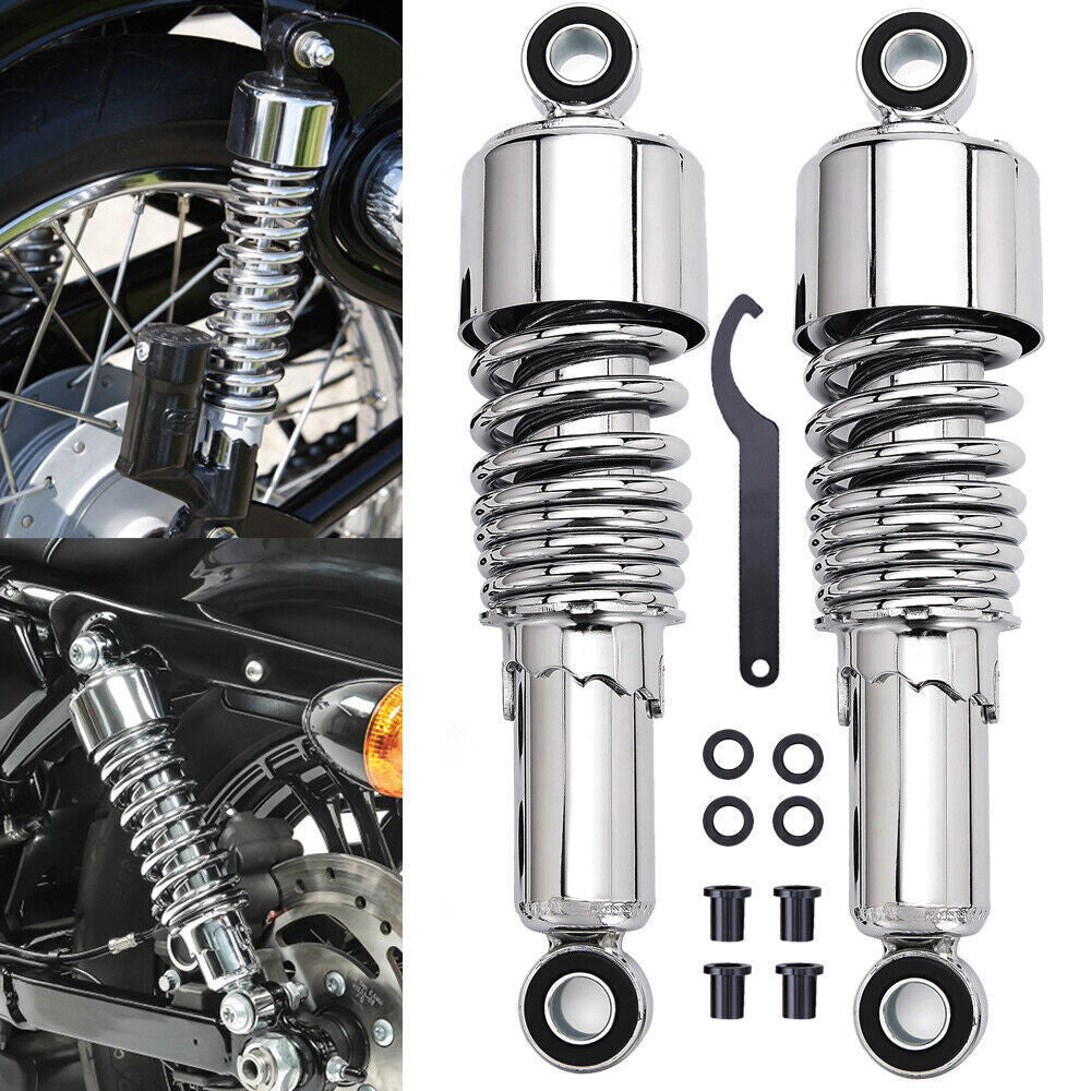 10.5" Slammer Rear Absorber Shocks Lowering Kit For 84-UP Harley Touring FLHR