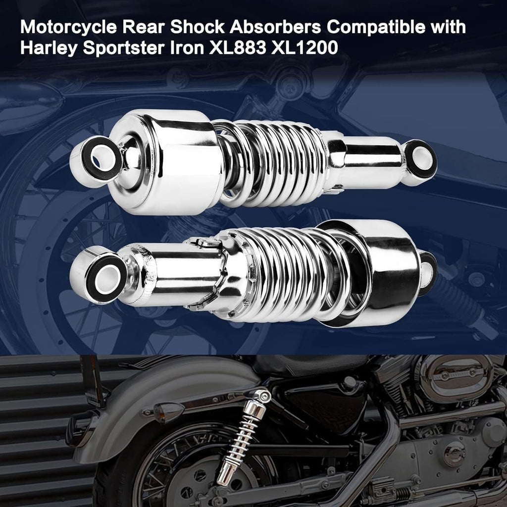 10.5" Slammer Rear Absorber Shocks Lowering Kit For 84-UP Harley Touring FLHR