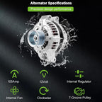 Alternator For Honda Civic CR-V Element 2006-2011 ACURA CSX TSX 2.4L 13980