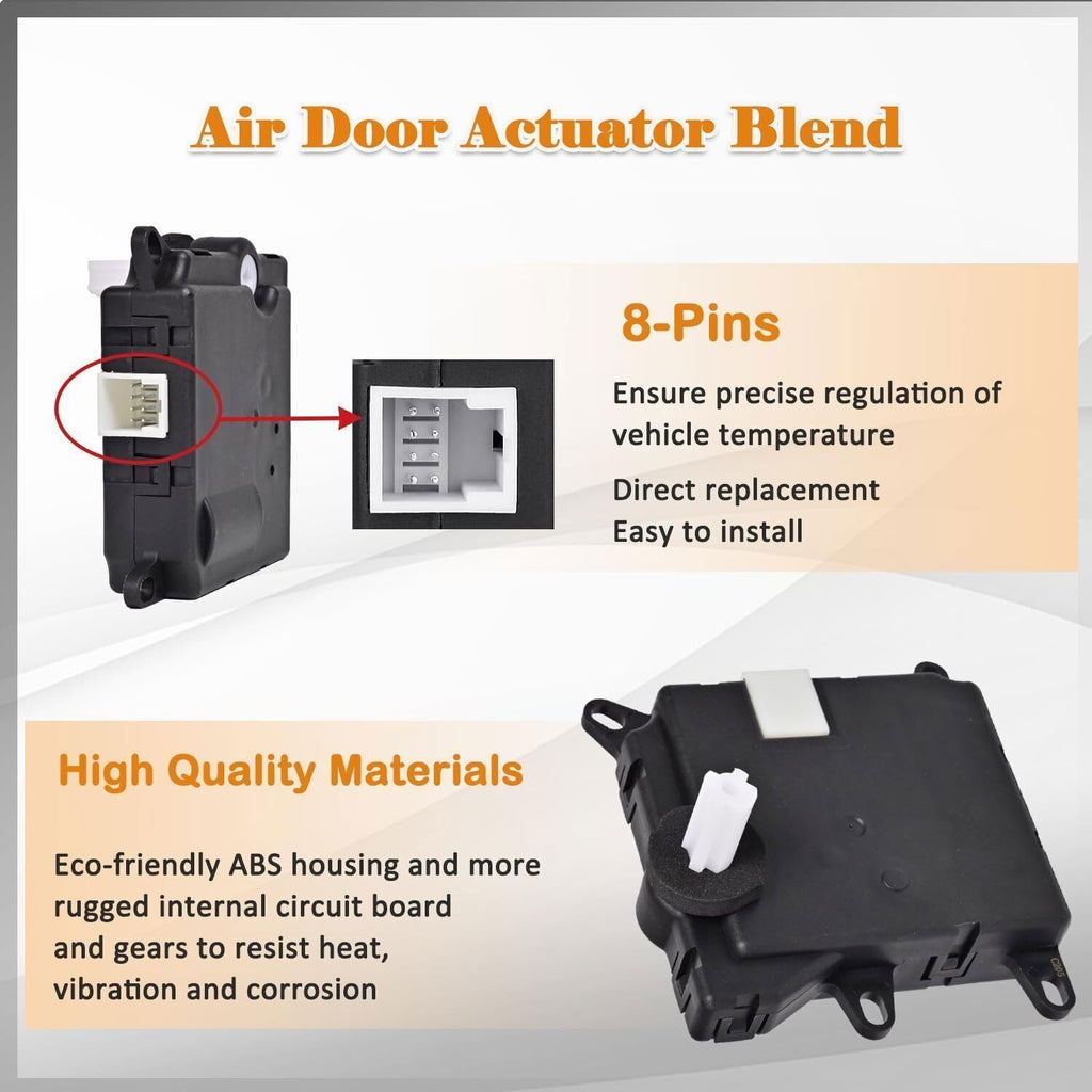 Heater Air Blend Door Actuator for Ford Expedition 97 98 99 00 01 02 604-205