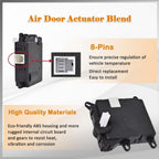 Heater Air Blend Door Actuator for Ford Expedition 97 98 99 00 01 02 604-205