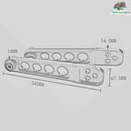 FOR 01-05 HONDA CIVIC DX ES LX EX SI EM EP3 G CONTROL ARM SUBFRAME BRACE