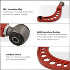 New For 2006-2011 Honda Civic Adjustable Rear Upper Camber Control Arm Kit Red