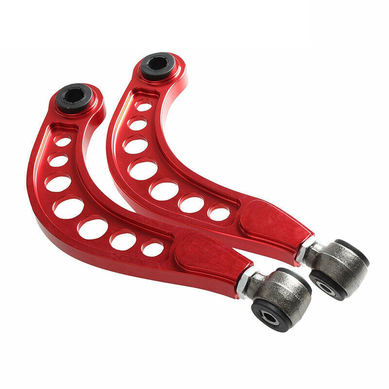 New For 2006-2011 Honda Civic Adjustable Rear Upper Camber Control Arm Kit Red