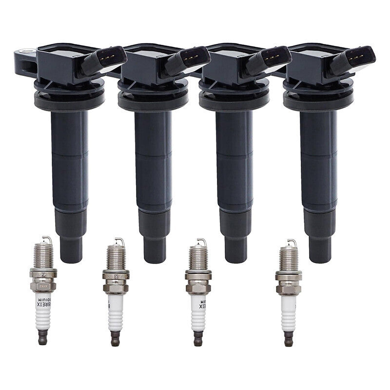 4pcs Ignition Coil & 4pcs Spark Plug for Toyota RAV4 Camry 2.0L 2.4L UF333