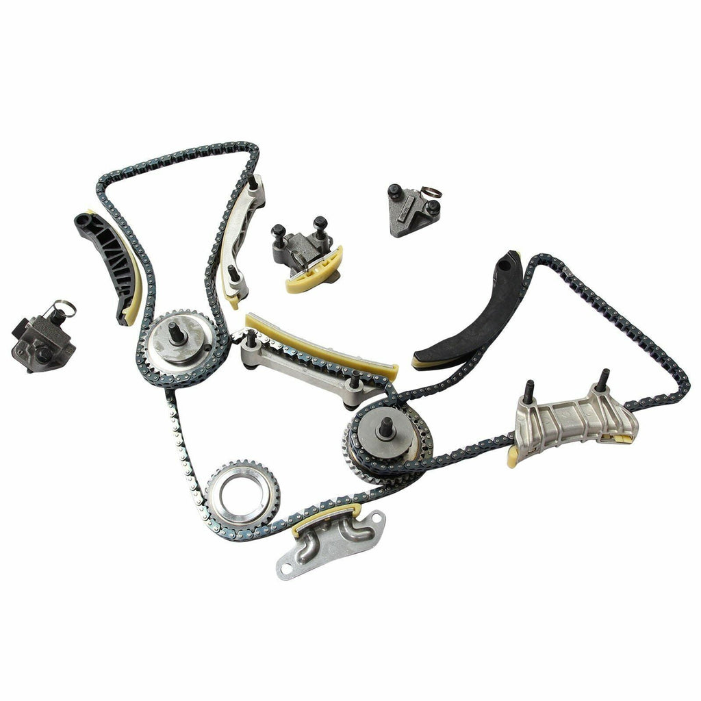 Timing Chain Kit Oil Pump Water Pump VTC Solenoid For 07-16 Cadillac Suzuki 3.6L