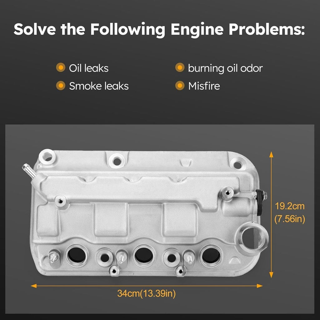 Front Cylinder Valve Cover For Honda Odyssey Accord Sedan 3.5L V6 12310-R70-A00