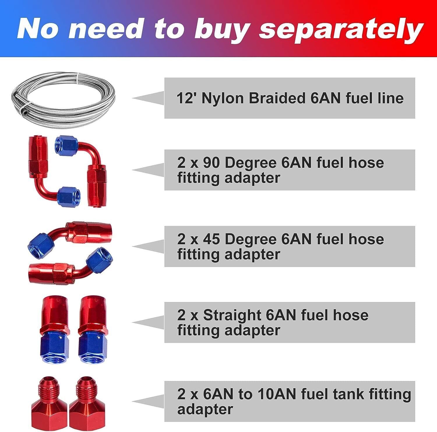 8 GALLON BLACK ALUMINUM FUEL CELL GAS TANK+CAP+LEVEL SENDER+STEEL FUEL LINE KIT
