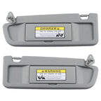 Driver Left + Passenger Right Side Sun Visor For 06-11 Honda Civic EX LX Sedan