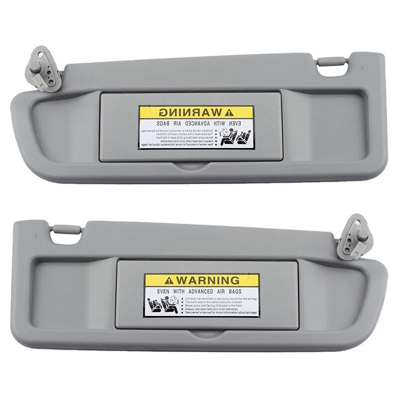 Driver Left + Passenger Right Side Sun Visor For 06-11 Honda Civic EX LX Sedan
