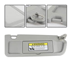 Driver Left + Passenger Right Side Sun Visor For 06-11 Honda Civic EX LX Sedan