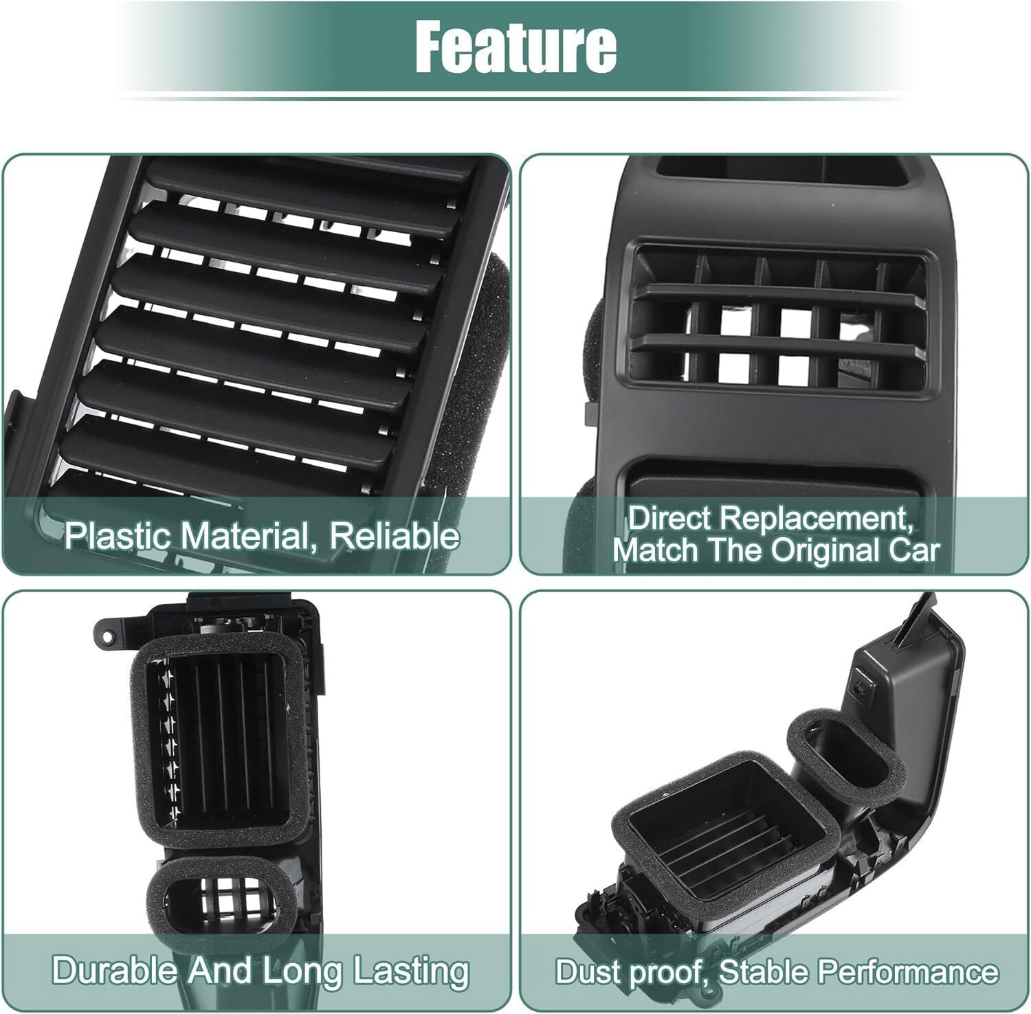 NEW Left Dash A/C Vent Grille for 2004-2006 Nissan Titan Armada 68421-7S000