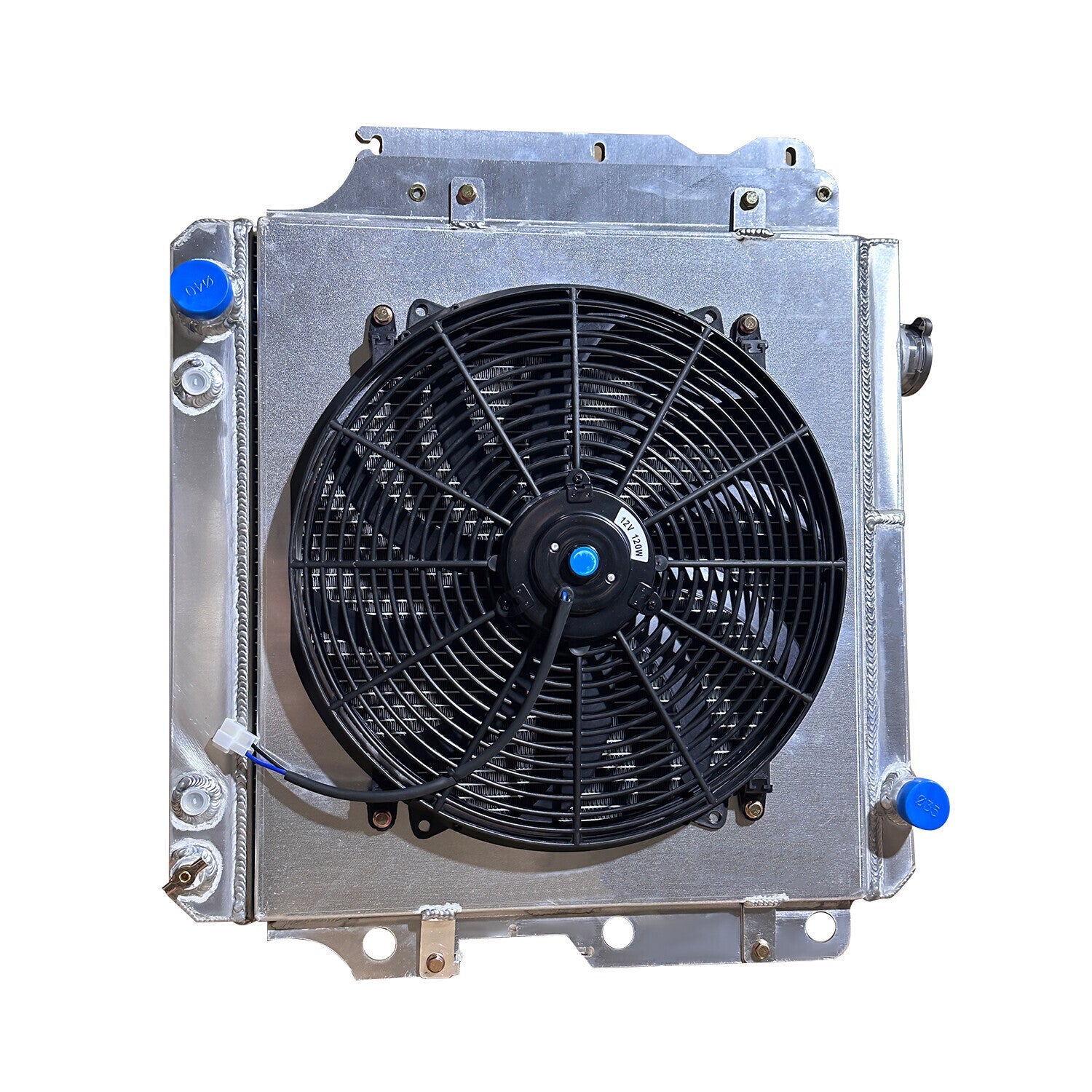 3 Row Radiator+Fan Aluminum Shroud Relay For Jeep 1987-2006 Wrangler TJ YJ L4 L6