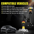 2PCS Rear L+R Shock Absorber Struts For Lincoln MKZ 2013-2020 Gas Electric