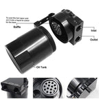 Oil Catch Can Kit Reservoir Tank Aluminum For 2011-2019 Ford F150 3.5L 5.0L 3.5E