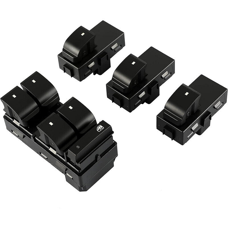 4pcs 22864837 For 2007-2017 GMC Acadia Power Window Control Switch Front Rear