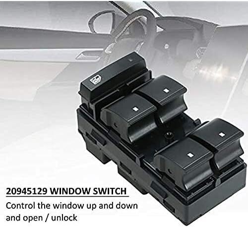 4pcs 22864837 For 2007-2017 GMC Acadia Power Window Control Switch Front Rear