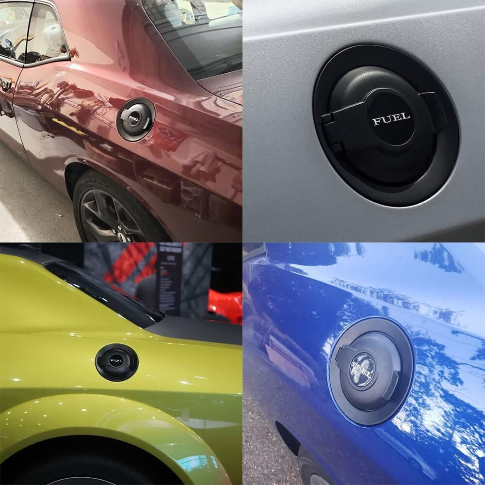 Matte Black Vapor Fuel Door 68250120AA for 2008-2019 Dodge Challenger
