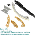 For 06-15 GMC Terrain & Chevy Malibu Equinox 2.2L I4 2.4L I4 Timing Chain Kit