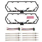 For Ford F250 F350 7.3 Valve Cover Gaskets Inner Injector Glow Plug 8 Glow Plugs