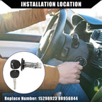 Ignition Lock Cylinder+Key For 01-07 Buick Cadillac Chevy GM Olds Hummer Pontiac