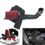 BLACK ALUMINUM COLD AIR INTAKE & HEAT SHIELD FOR 09-14 SILVERADO/YUKON 1500