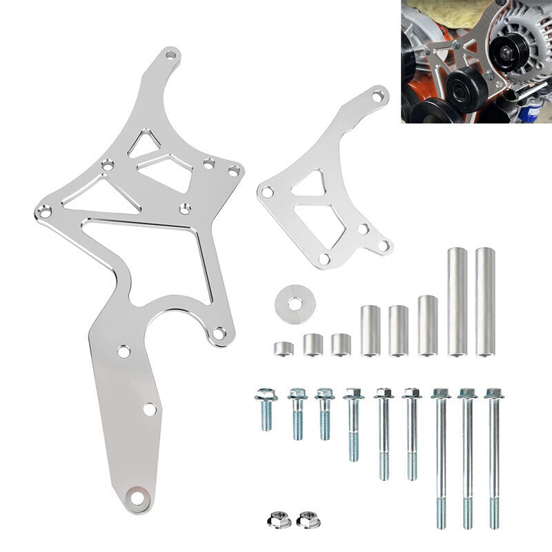 Fits LS Engine Serpentine Bracket Alternator Power Steering Pump Swap Conversion