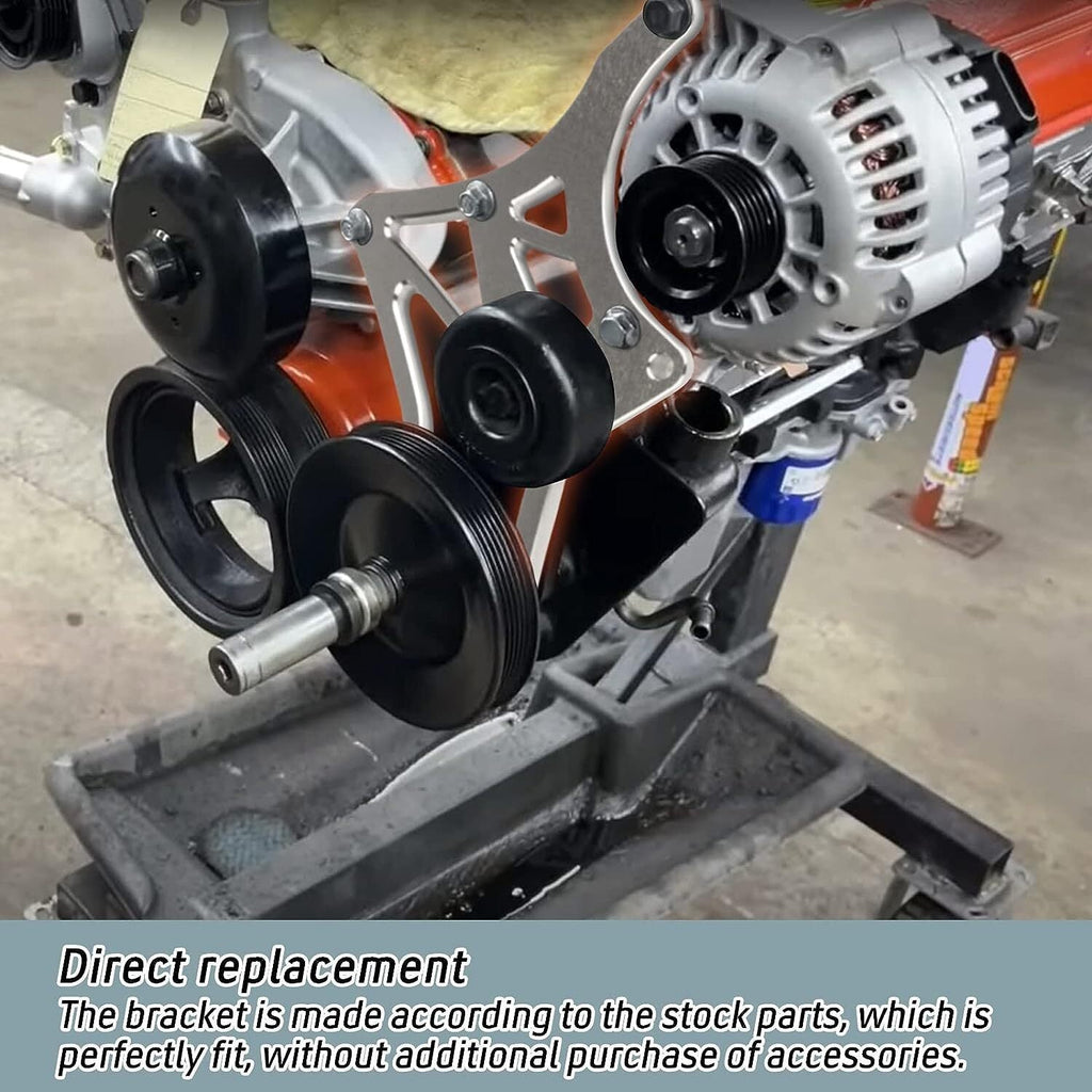 Fits LS Engine Serpentine Bracket Alternator Power Steering Pump Swap Conversion