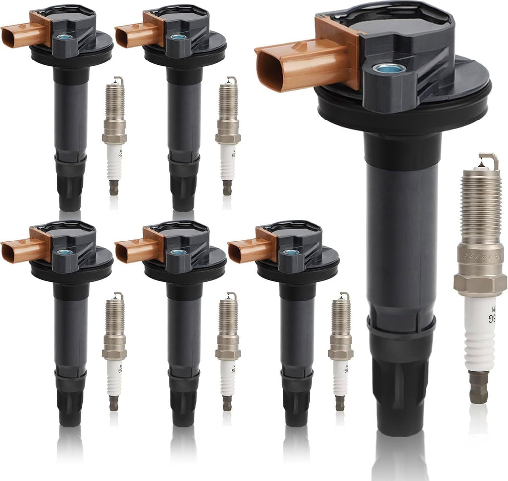 6*Ignition Coil & Spark Plug Pack For Ford Police F-150 Transit Ecoboost 3.5L V6