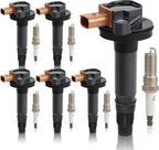 6*Ignition Coil & Spark Plug Pack For Ford Police F-150 Transit Ecoboost 3.5L V6