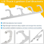 Fit For LS D581 Square Coil Bracket For Chevy Truck 4.8 5.3 5.7 6.0 6.2L V8 Sliv