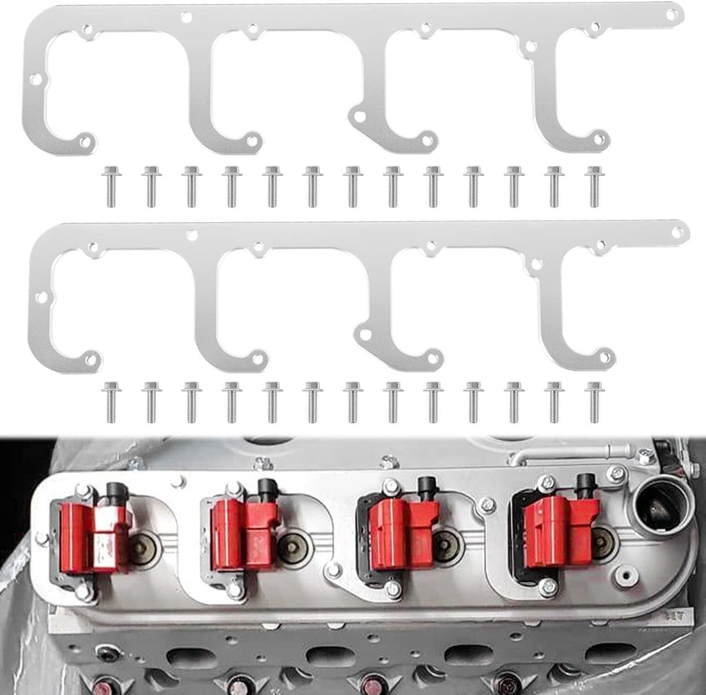 Fit For LS D581 Square Coil Bracket For Chevy Truck 4.8 5.3 5.7 6.0 6.2L V8 Sliv