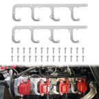 LS Aluminum Coil Brackets for D581 Square Coils 4.8 5.3 5.7 6.0 6.2 LS1 Sliver