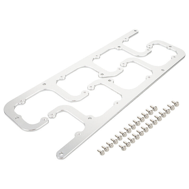 LS Aluminum Coil Brackets for D581 Square Coils 4.8 5.3 5.7 6.0 6.2 LS1 Sliver
